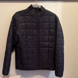 Men's Quilted Black Puffer Jacket